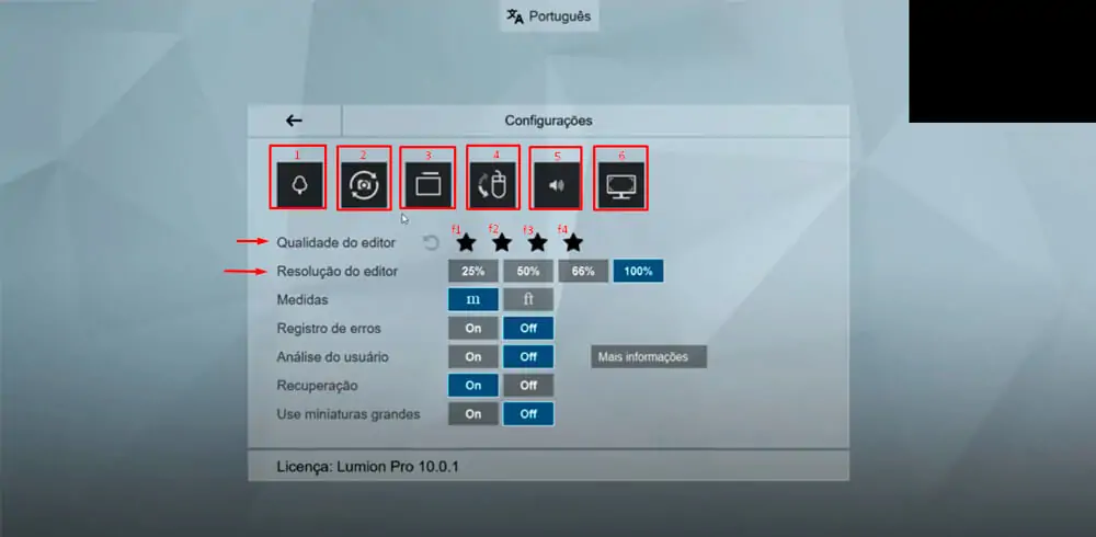 Lumion lento e travando: Dica 1