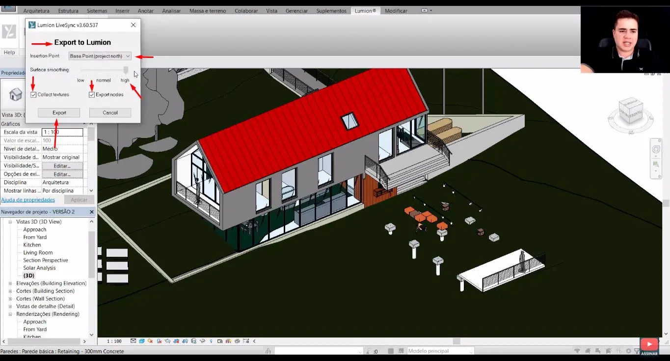 Como exportar do Revit para o Lumion: 2 Formas - Arquiteto Leandro Amaral