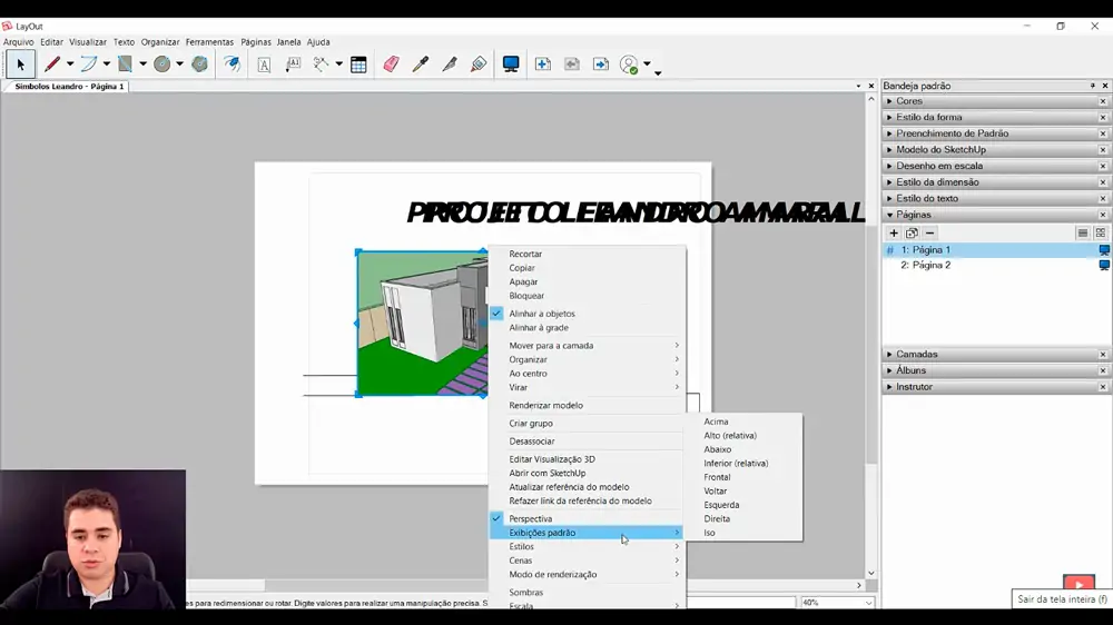 Macetes do Layout do Sketchup: Guia
