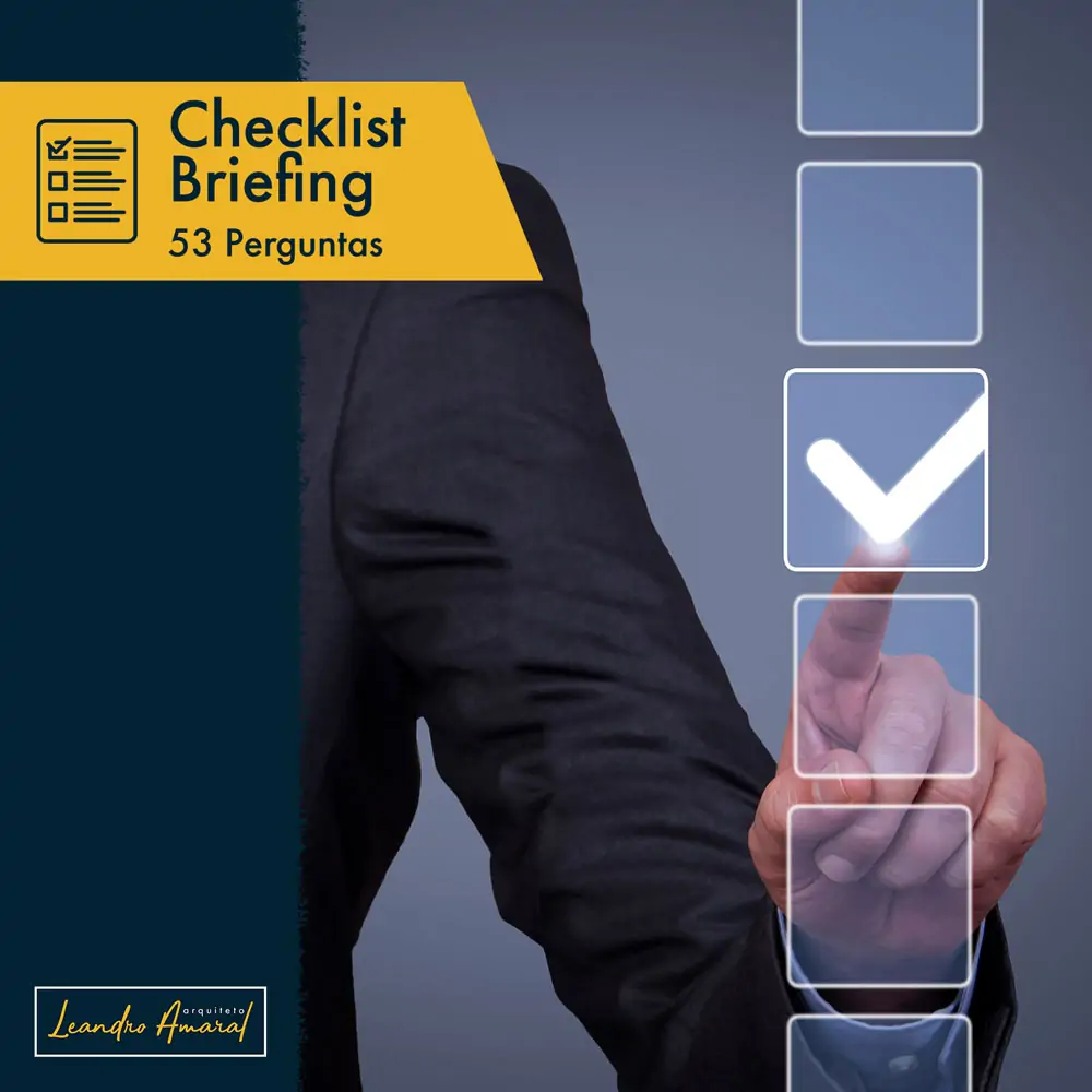 briefing de arquitetura checklist